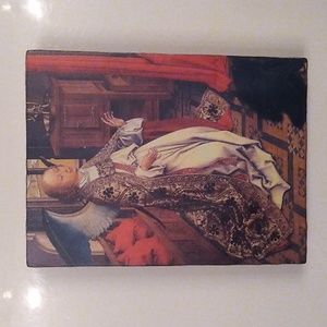 WORSHIP *Signed  Atlantis Tile, like Sid Dickens. *Rare & Retired wall art